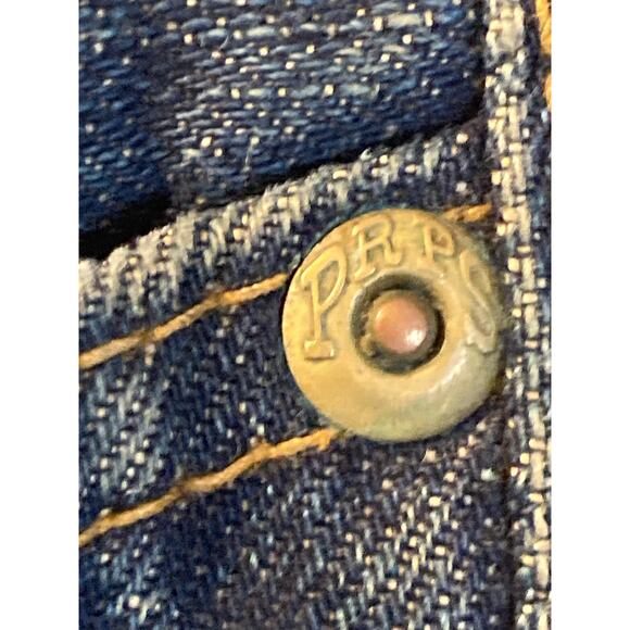 PRPS Mens Jeans 38X34 Straight Leg Button Fly Selvedge Denim Donwan Harrell - Picture 5 of 14